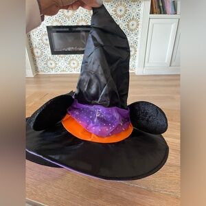 Disney Minnie mouse ears, Halloween witches hat kids.